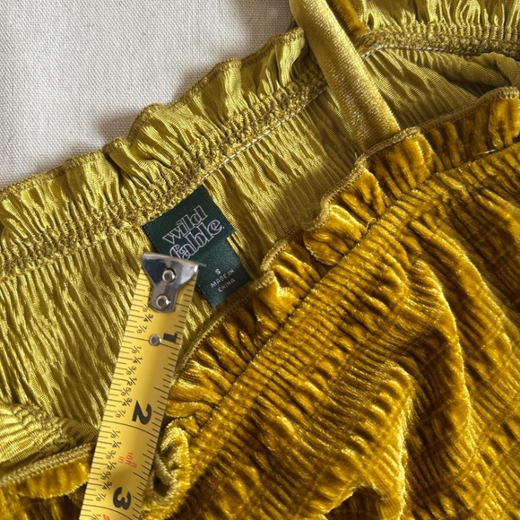 Mustard Ruffle Top - Picture 2 of 2